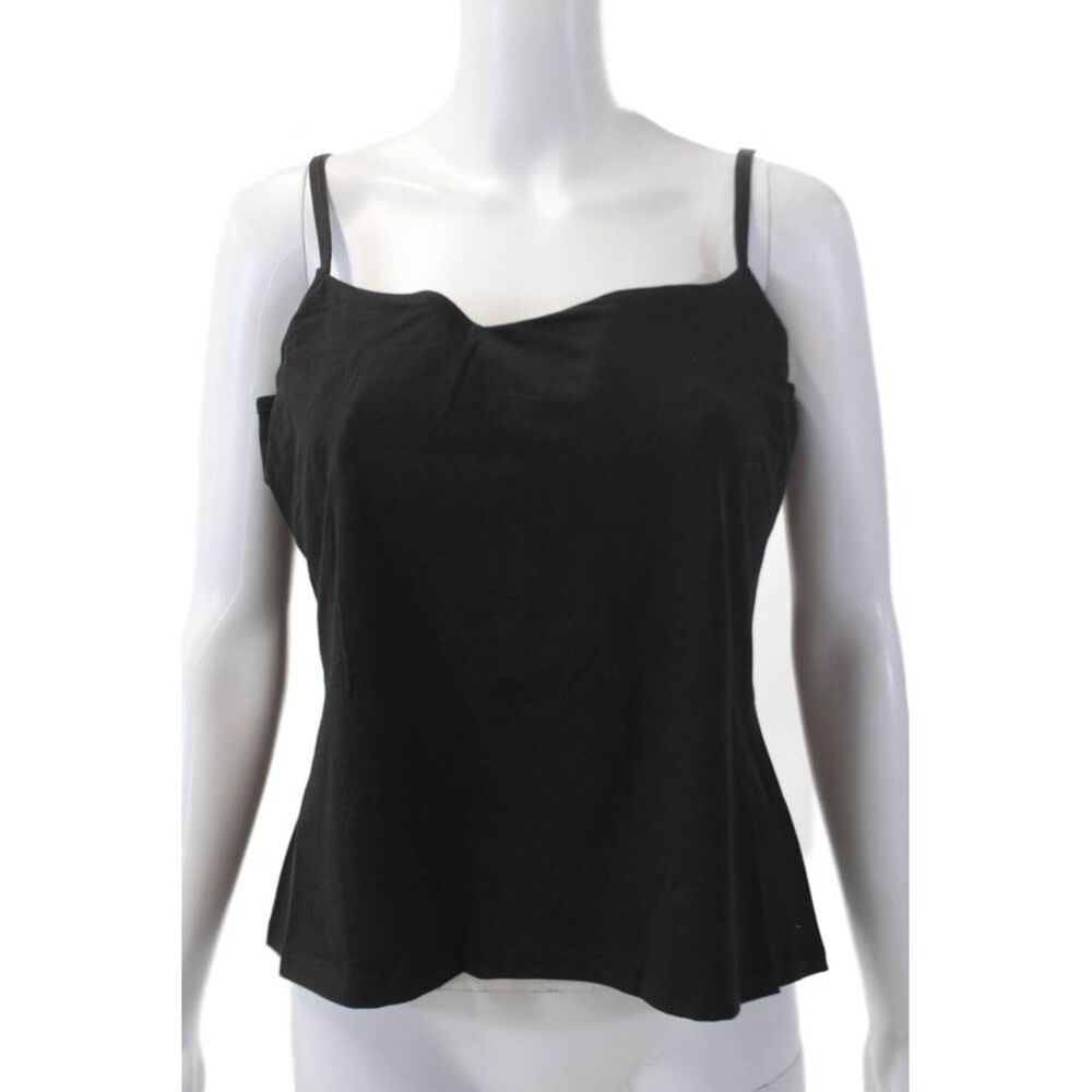 Panache Womens Cotton Built in Supportive Underwired Bra Vest Black Vest 42C